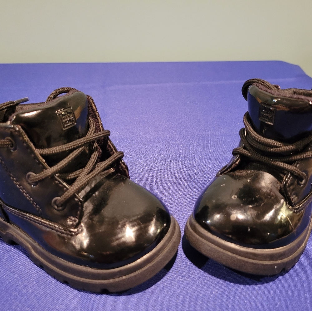 Toddler Patent leather boots 4